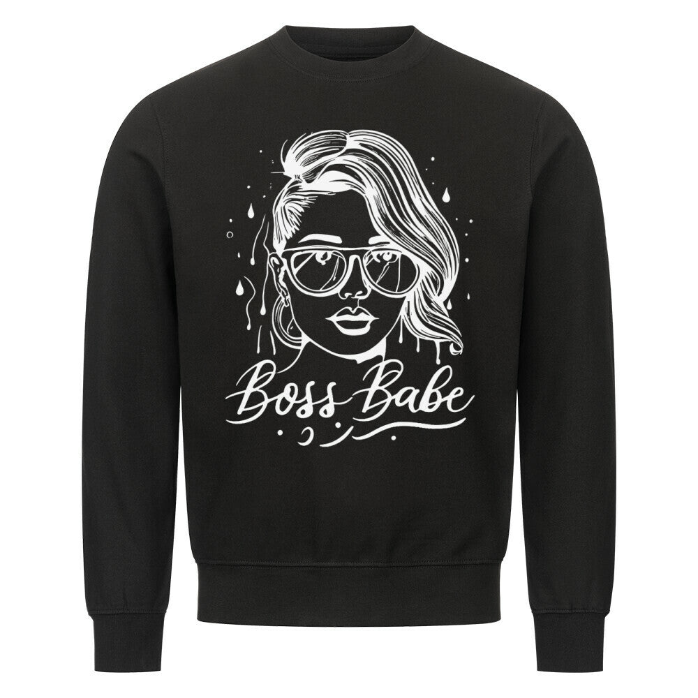 Boss Babe - Sweatshirt Sweatshirt S Schwarz Tattoo Fashion von inked-mafia.de. Dieses Teil gehört in jeden Kleiderschrank eines inked-rebels! Finde ideale Geschenke für Tätowierte, Tattoofans oder Tätowierer.