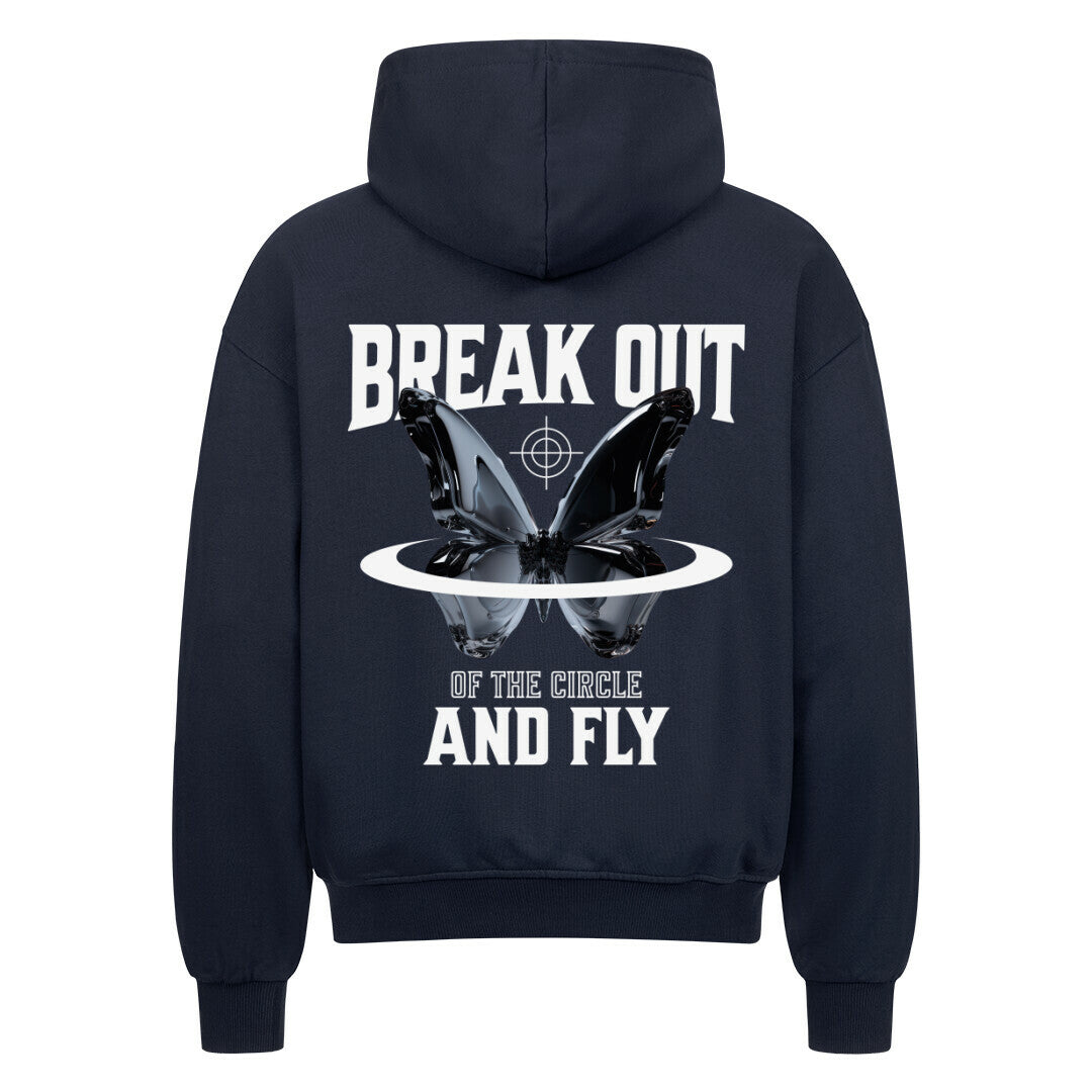 Fly - Heavy Oversized Backprint Zipper Hoodie S Navy Blue Tattoo Fashion von inked-mafia.de. Dieses Teil gehört in jeden Kleiderschrank eines inked-rebels! Finde ideale Geschenke für Tätowierte, Tattoofans oder Tätowierer.