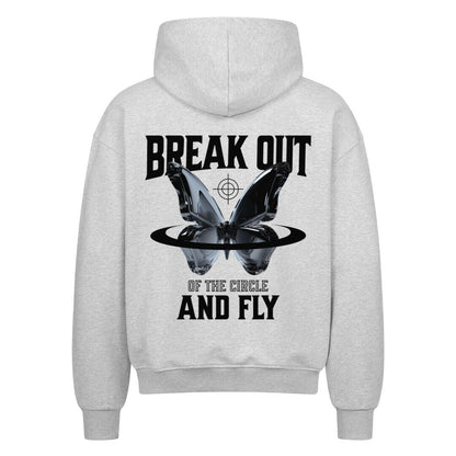 Fly - Heavy Oversized Backprint Zipper Hoodie S Grau Tattoo Fashion von inked-mafia.de. Dieses Teil gehört in jeden Kleiderschrank eines inked-rebels! Finde ideale Geschenke für Tätowierte, Tattoofans oder Tätowierer.