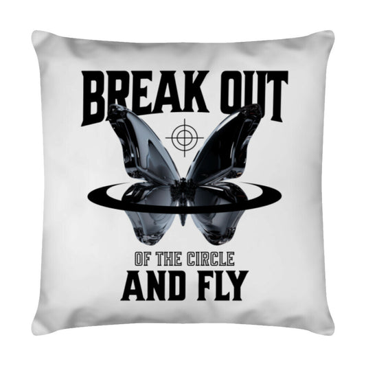 Fly - Kissen Pillow 40cm x 40cm Weiß Tattoo Fashion von inked-mafia.de. Dieses Teil gehört in jeden Kleiderschrank eines inked-rebels! Finde ideale Geschenke für Tätowierte, Tattoofans oder Tätowierer.