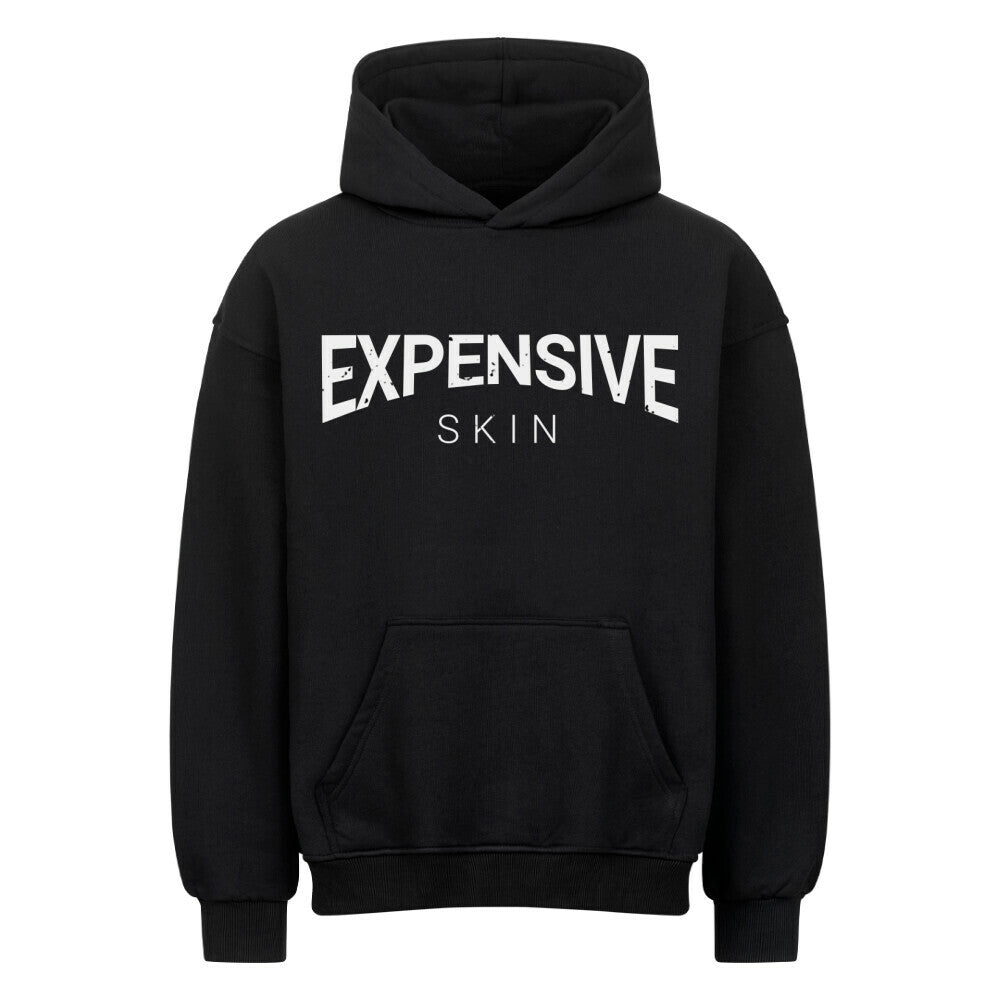 Expensive Skin - Heavy Oversized Hoodie Hoodie XS Schwarz Tattoo Fashion von inked-mafia.de. Dieses Teil gehört in jeden Kleiderschrank eines inked-rebels! Finde ideale Geschenke für Tätowierte, Tattoofans oder Tätowierer.