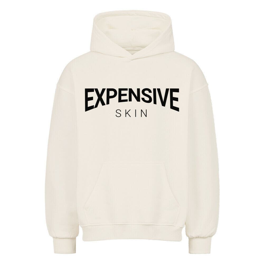 Expensive Skin - Heavy Oversized Hoodie Hoodie XS Beige Tattoo Fashion von inked-mafia.de. Dieses Teil gehört in jeden Kleiderschrank eines inked-rebels! Finde ideale Geschenke für Tätowierte, Tattoofans oder Tätowierer.