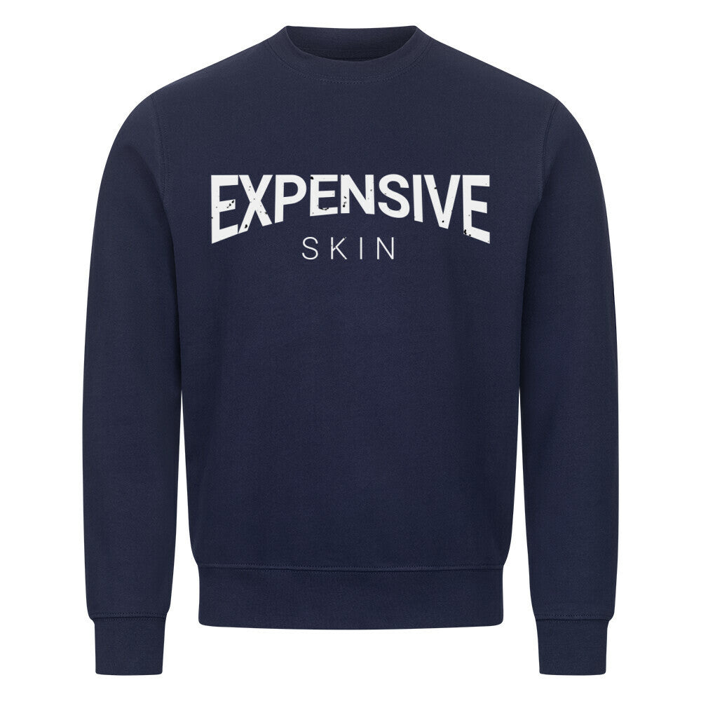 Expensive Skin - Sweatshirt Sweatshirt S Navy Blue Tattoo Fashion von inked-mafia.de. Dieses Teil gehört in jeden Kleiderschrank eines inked-rebels! Finde ideale Geschenke für Tätowierte, Tattoofans oder Tätowierer.