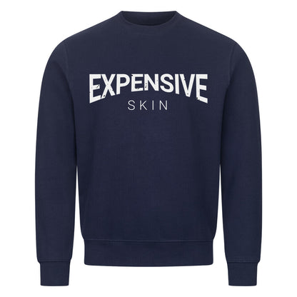 Expensive Skin - Sweatshirt Sweatshirt S Navy Blue Tattoo Fashion von inked-mafia.de. Dieses Teil gehört in jeden Kleiderschrank eines inked-rebels! Finde ideale Geschenke für Tätowierte, Tattoofans oder Tätowierer.