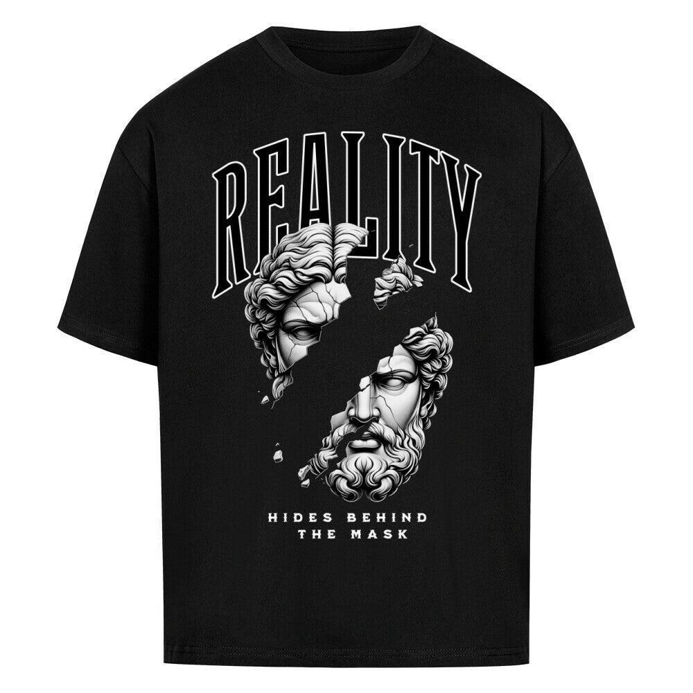 Reality - Heavy Oversized Shirt T-Shirt XS Schwarz Tattoo Fashion von inked-mafia.de. Dieses Teil gehört in jeden Kleiderschrank eines inked-rebels! Finde ideale Geschenke für Tätowierte, Tattoofans oder Tätowierer.