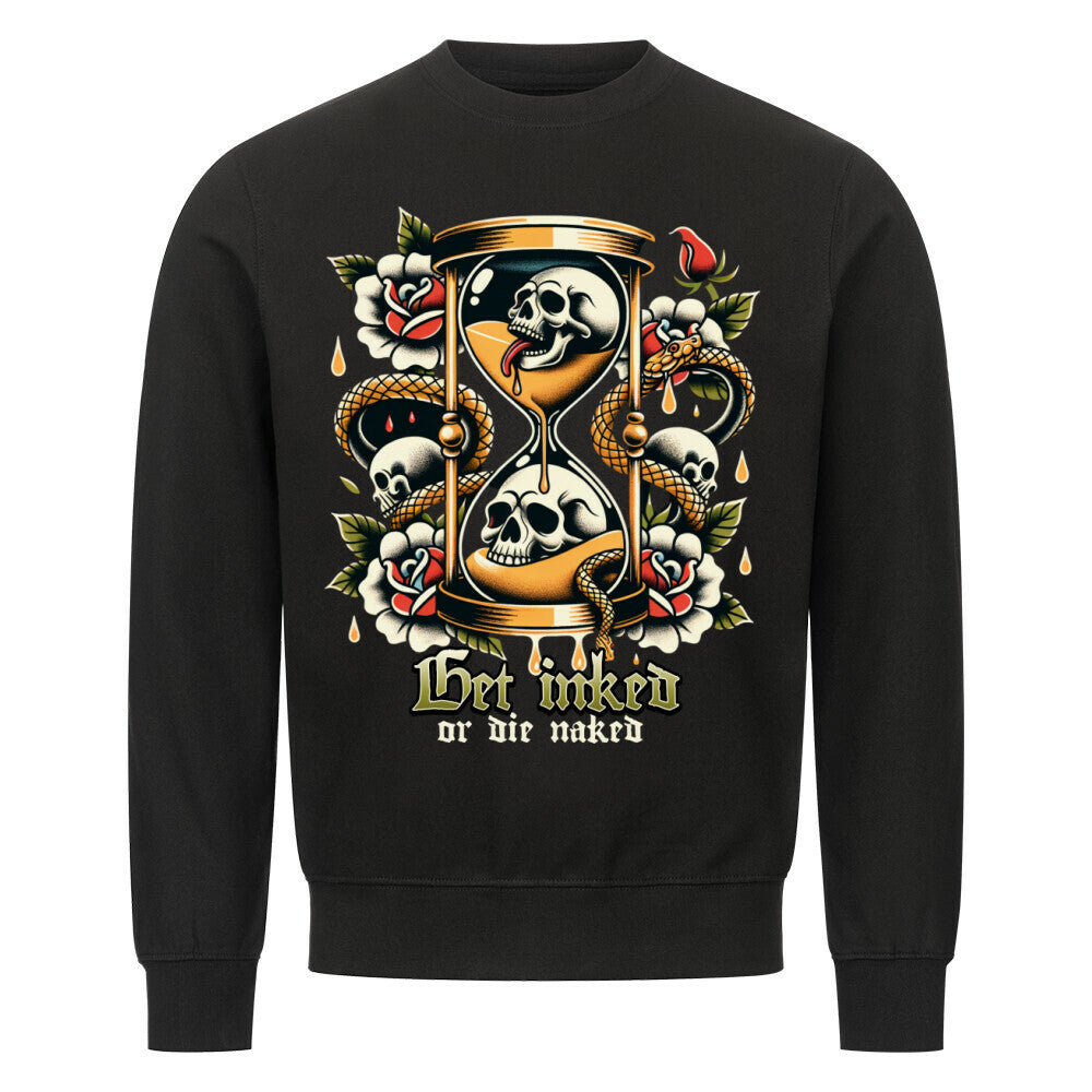 Get inked - Sweatshirt Sweatshirt S Schwarz Tattoo Fashion von inked-mafia.de. Dieses Teil gehört in jeden Kleiderschrank eines inked-rebels! Finde ideale Geschenke für Tätowierte, Tattoofans oder Tätowierer.