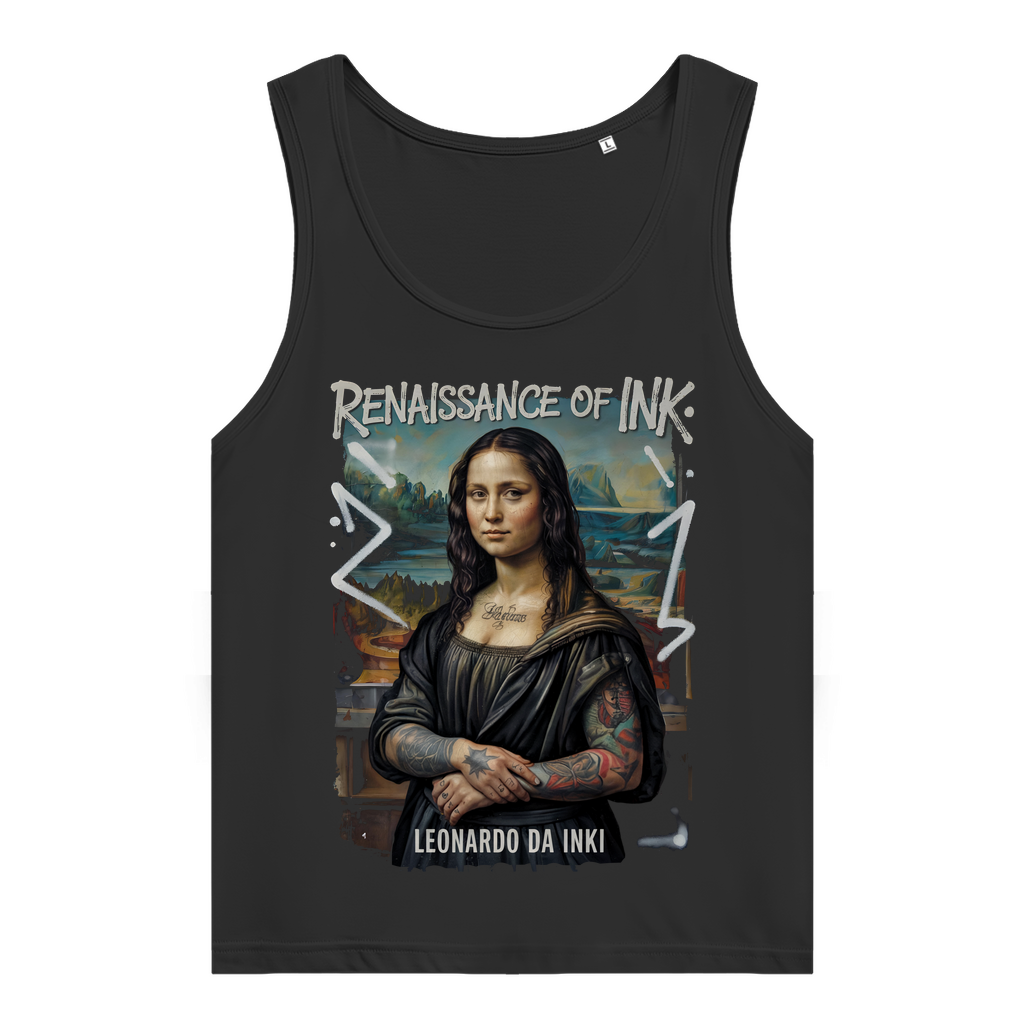 Renaisance of Ink - Damen Tank Top Clothes Schwarz XS Tattoo Fashion von inked-mafia.de. Dieses Teil gehört in jeden Kleiderschrank eines inked-rebels! Finde ideale Geschenke für Tätowierte, Tattoofans oder Tätowierer.