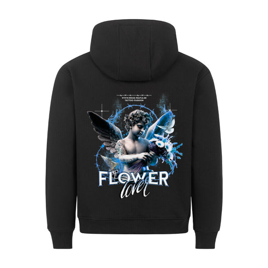 Flowerlover - Backprint Hoodie Hoodie S Schwarz Tattoo Fashion von inked-mafia.de. Dieses Teil gehört in jeden Kleiderschrank eines inked-rebels! Finde ideale Geschenke für Tätowierte, Tattoofans oder Tätowierer.