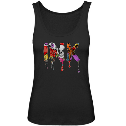 Ink - Damen Tank Top Clothes  Schwarz XS  Tattoo Fashion von inked-mafia.de. Dieses Teil gehört in jeden Kleiderschrank eines inked-rebels! Finde ideale Geschenke für Tätowierte, Tattoofans oder Tätowierer.