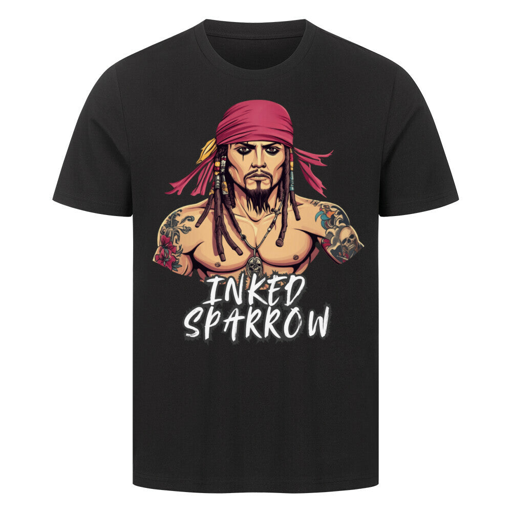 Inked Sparrow - Premium Shirt T-Shirt S Schwarz Tattoo Fashion von inked-mafia.de. Dieses Teil gehört in jeden Kleiderschrank eines inked-rebels! Finde ideale Geschenke für Tätowierte, Tattoofans oder Tätowierer.
