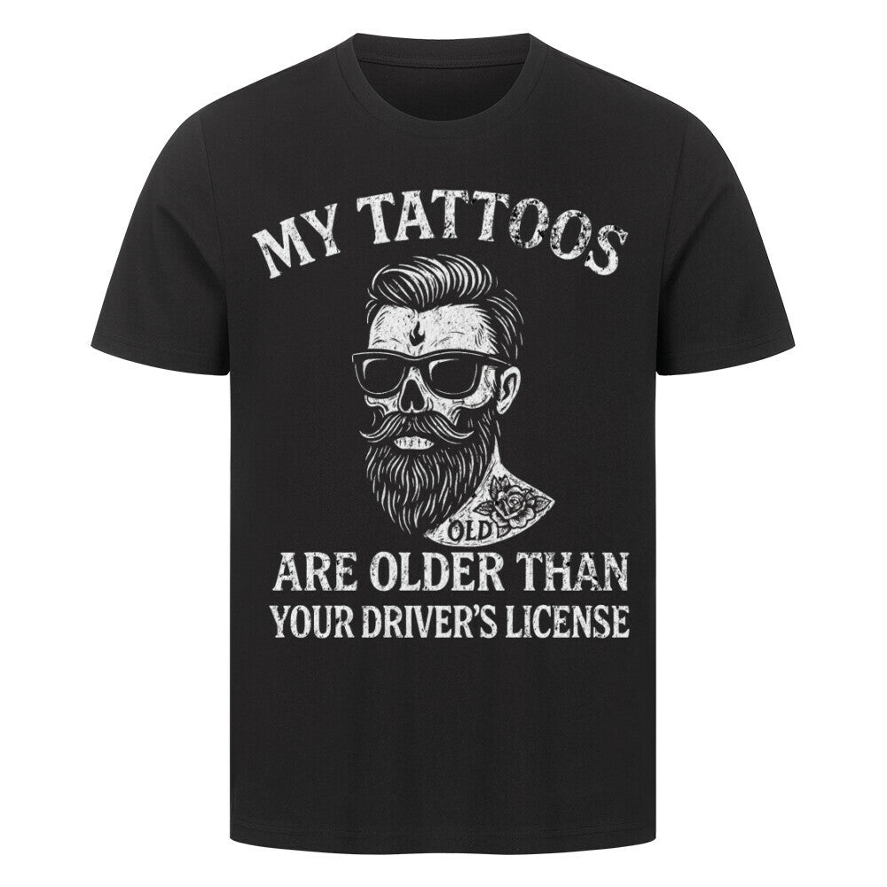 Drivers License - Premium Shirt T-Shirt S Schwarz Tattoo Fashion von inked-mafia.de. Dieses Teil gehört in jeden Kleiderschrank eines inked-rebels! Finde ideale Geschenke für Tätowierte, Tattoofans oder Tätowierer.