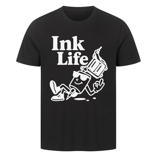 Ink Life - Premium Shirt T-Shirt S Schwarz Tattoo Fashion von inked-mafia.de. Dieses Teil gehört in jeden Kleiderschrank eines inked-rebels! Finde ideale Geschenke für Tätowierte, Tattoofans oder Tätowierer.