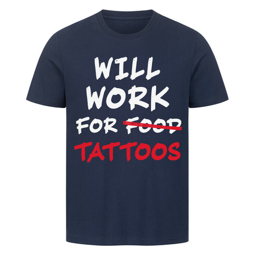 Food - Premium Shirt T-Shirt S Navy Blue Tattoo Fashion von inked-mafia.de. Dieses Teil gehört in jeden Kleiderschrank eines inked-rebels! Finde ideale Geschenke für Tätowierte, Tattoofans oder Tätowierer.