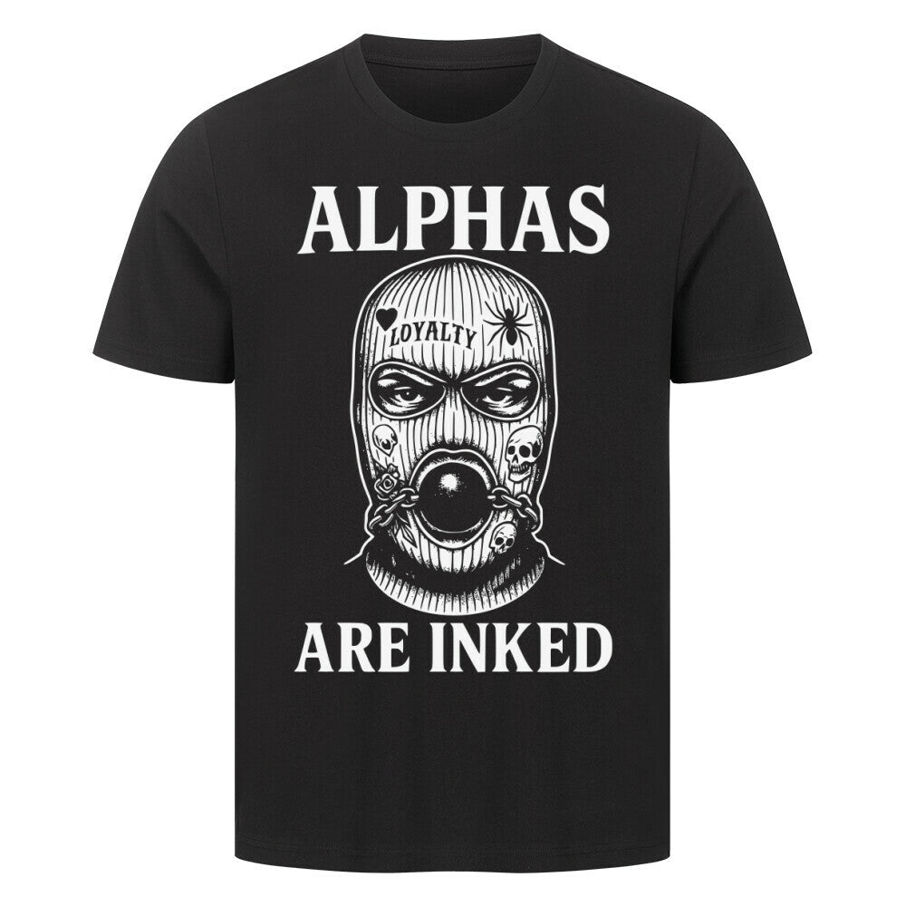 Alphas - Premium Shirt T-Shirt S Schwarz Tattoo Fashion von inked-mafia.de. Dieses Teil gehört in jeden Kleiderschrank eines inked-rebels! Finde ideale Geschenke für Tätowierte, Tattoofans oder Tätowierer.