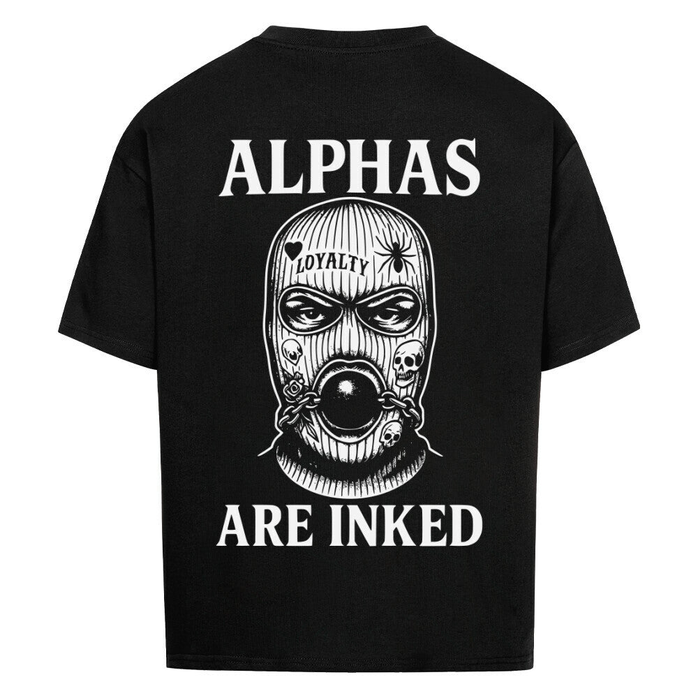 Alphas - Heavy Oversized Backprint Shirt T-Shirt XS Schwarz Tattoo Fashion von inked-mafia.de. Dieses Teil gehört in jeden Kleiderschrank eines inked-rebels! Finde ideale Geschenke für Tätowierte, Tattoofans oder Tätowierer.