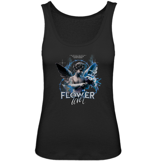 Flowerlover - Damen Tank Top Clothes Schwarz XS Tattoo Fashion von inked-mafia.de. Dieses Teil gehört in jeden Kleiderschrank eines inked-rebels! Finde ideale Geschenke für Tätowierte, Tattoofans oder Tätowierer.