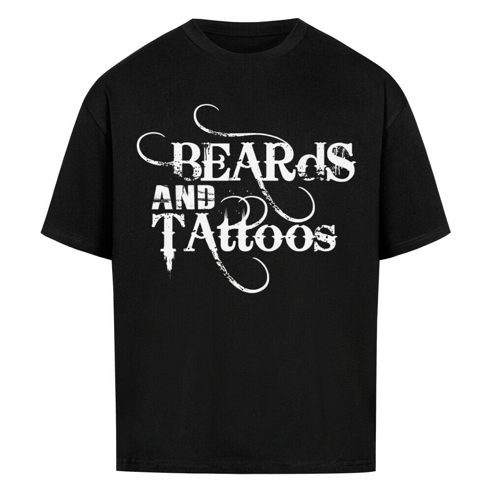 Beards - Heavy Oversized Shirt T-Shirt XS Schwarz Tattoo Fashion von inked-mafia.de. Dieses Teil gehört in jeden Kleiderschrank eines inked-rebels! Finde ideale Geschenke für Tätowierte, Tattoofans oder Tätowierer.