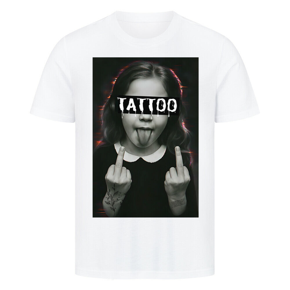 Tattoo - Premium Shirt T-Shirt S Weiß Tattoo Fashion von inked-mafia.de. Dieses Teil gehört in jeden Kleiderschrank eines inked-rebels! Finde ideale Geschenke für Tätowierte, Tattoofans oder Tätowierer.
