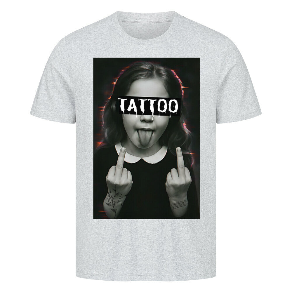 Tattoo - Premium Shirt T-Shirt S Grau Tattoo Fashion von inked-mafia.de. Dieses Teil gehört in jeden Kleiderschrank eines inked-rebels! Finde ideale Geschenke für Tätowierte, Tattoofans oder Tätowierer.