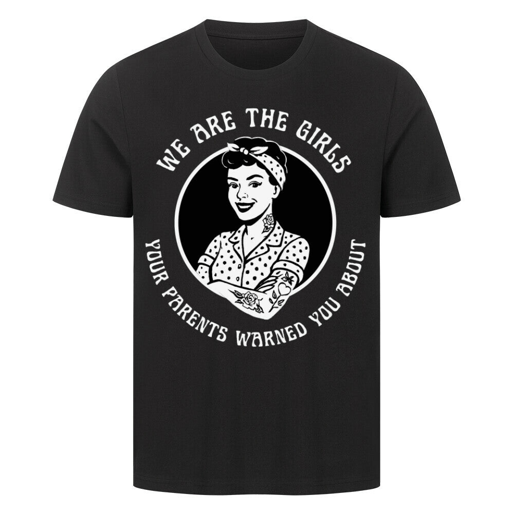 Girls - Premium Shirt T-Shirt S Schwarz Tattoo Fashion von inked-mafia.de. Dieses Teil gehört in jeden Kleiderschrank eines inked-rebels! Finde ideale Geschenke für Tätowierte, Tattoofans oder Tätowierer.