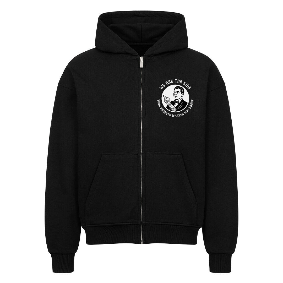 Kids - Heavy Oversized Backprint Zipper Hoodie Tattoo Fashion von inked-mafia.de. Dieses Teil gehört in jeden Kleiderschrank eines inked-rebels! Finde ideale Geschenke für Tätowierte, Tattoofans oder Tätowierer.