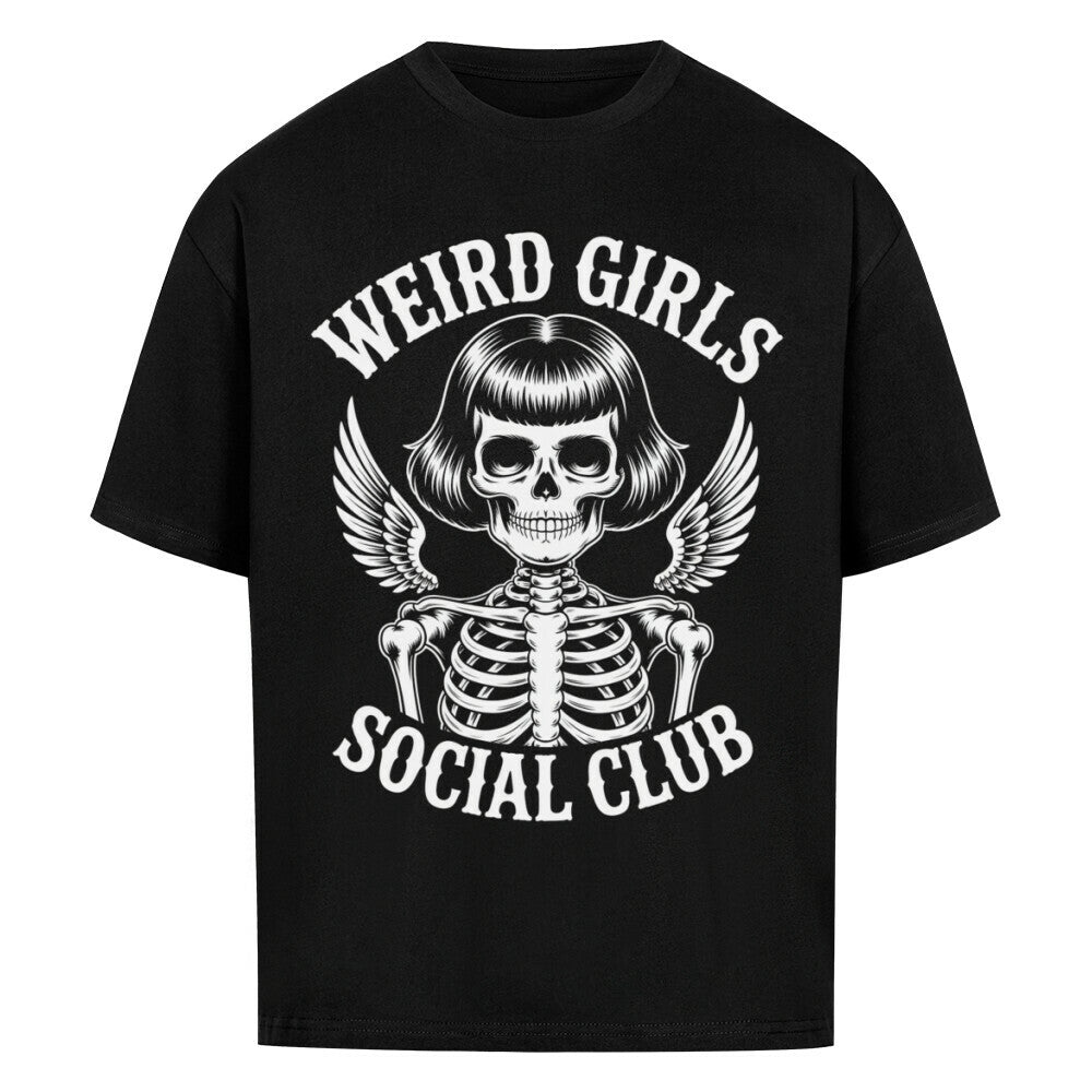 Social Club - Heavy Oversized Shirt T-Shirt XS Schwarz Tattoo Fashion von inked-mafia.de. Dieses Teil gehört in jeden Kleiderschrank eines inked-rebels! Finde ideale Geschenke für Tätowierte, Tattoofans oder Tätowierer.