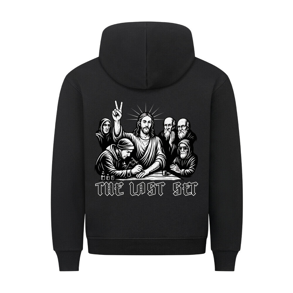 The last set - Backprint Hoodie Hoodie S Schwarz Tattoo Fashion von inked-mafia.de. Dieses Teil gehört in jeden Kleiderschrank eines inked-rebels! Finde ideale Geschenke für Tätowierte, Tattoofans oder Tätowierer.