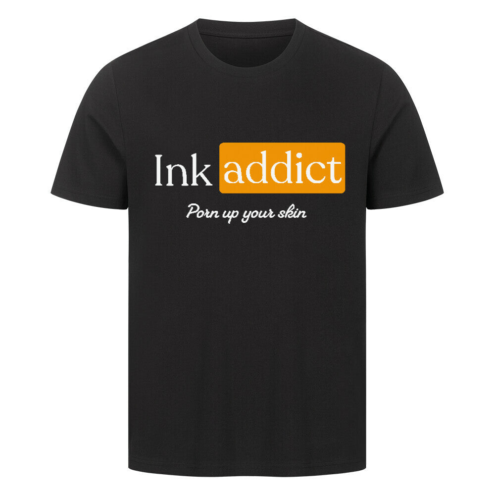 InkAddict - Premium Shirt T-Shirt S Schwarz Tattoo Fashion von inked-mafia.de. Dieses Teil gehört in jeden Kleiderschrank eines inked-rebels! Finde ideale Geschenke für Tätowierte, Tattoofans oder Tätowierer.