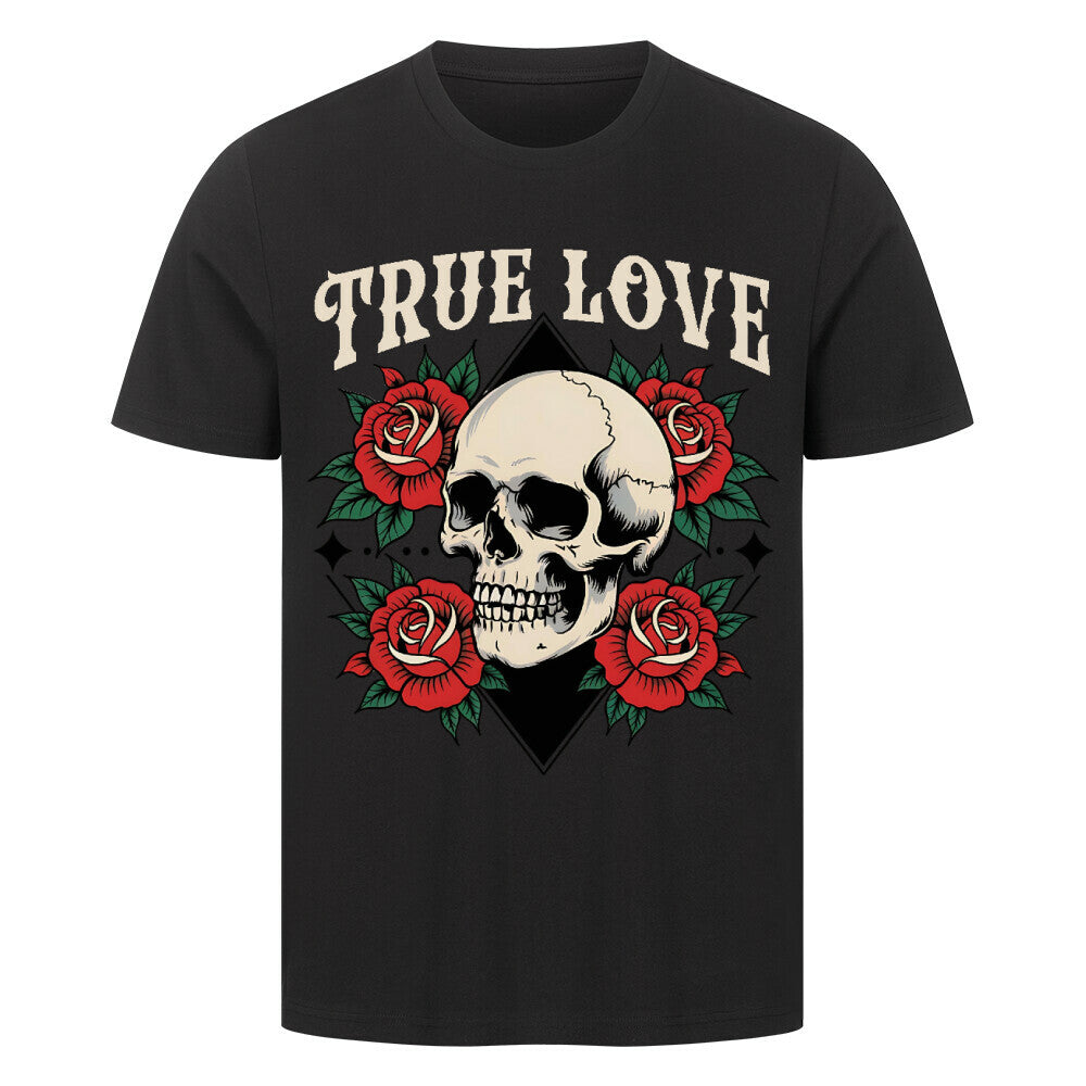 True Love - Premium Shirt T-Shirt S Schwarz Tattoo Fashion von inked-mafia.de. Dieses Teil gehört in jeden Kleiderschrank eines inked-rebels! Finde ideale Geschenke für Tätowierte, Tattoofans oder Tätowierer.