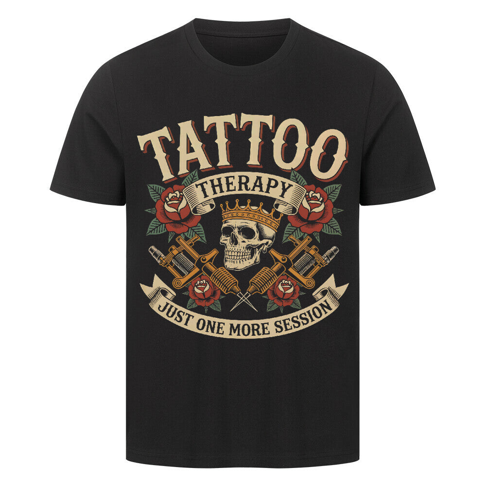 One more Session - Premium Shirt T-Shirt S Schwarz Tattoo Fashion von inked-mafia.de. Dieses Teil gehört in jeden Kleiderschrank eines inked-rebels! Finde ideale Geschenke für Tätowierte, Tattoofans oder Tätowierer.