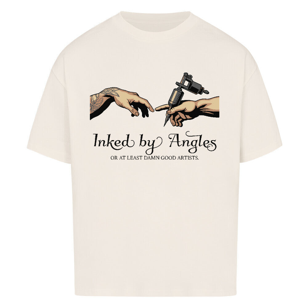 Angles - Heavy Oversized Shirt T-Shirt XS Beige Tattoo Fashion von inked-mafia.de. Dieses Teil gehört in jeden Kleiderschrank eines inked-rebels! Finde ideale Geschenke für Tätowierte, Tattoofans oder Tätowierer.