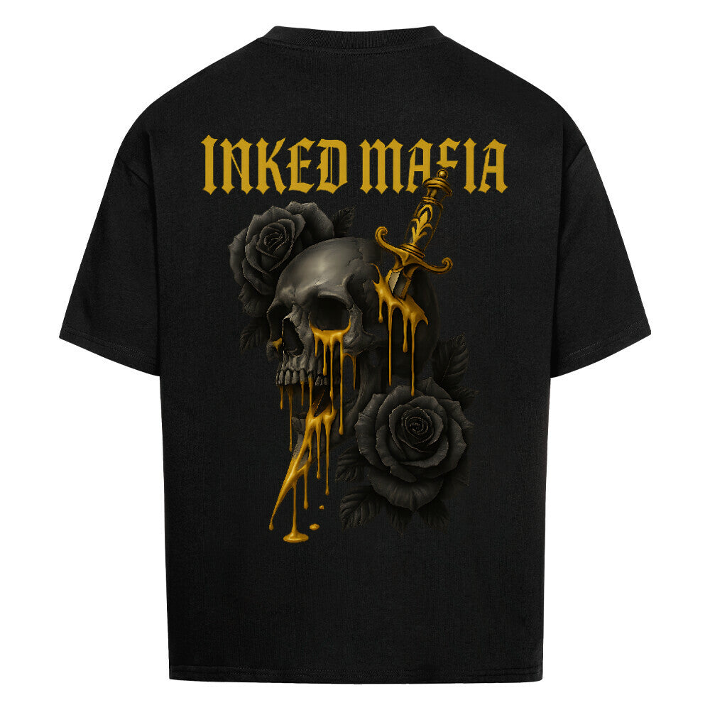 Eternal Cut - Heavy Oversized Backprint Shirt T-Shirt XS Schwarz Tattoo Fashion von inked-mafia.de. Dieses Teil gehört in jeden Kleiderschrank eines inked-rebels! Finde ideale Geschenke für Tätowierte, Tattoofans oder Tätowierer.