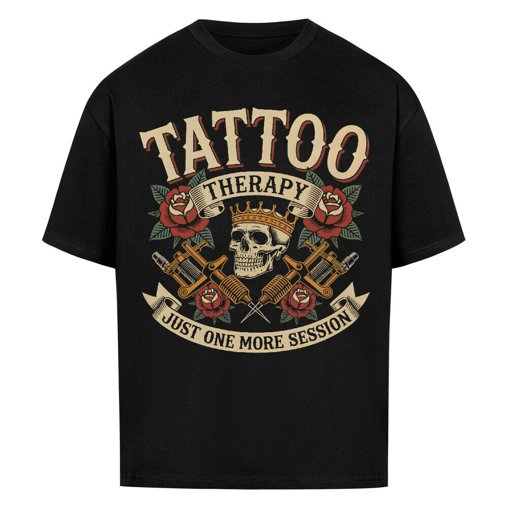 One more Session - Heavy Oversized Shirt T-Shirt XS Schwarz Tattoo Fashion von inked-mafia.de. Dieses Teil gehört in jeden Kleiderschrank eines inked-rebels! Finde ideale Geschenke für Tätowierte, Tattoofans oder Tätowierer.