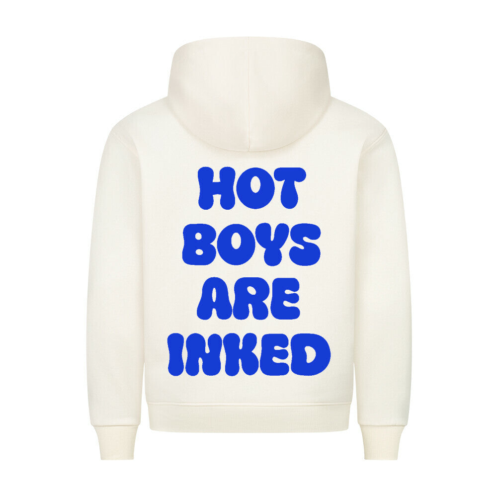 Hot Boys - Backprint Hoodie Hoodie S Beige Tattoo Fashion von inked-mafia.de. Dieses Teil gehört in jeden Kleiderschrank eines inked-rebels! Finde ideale Geschenke für Tätowierte, Tattoofans oder Tätowierer.
