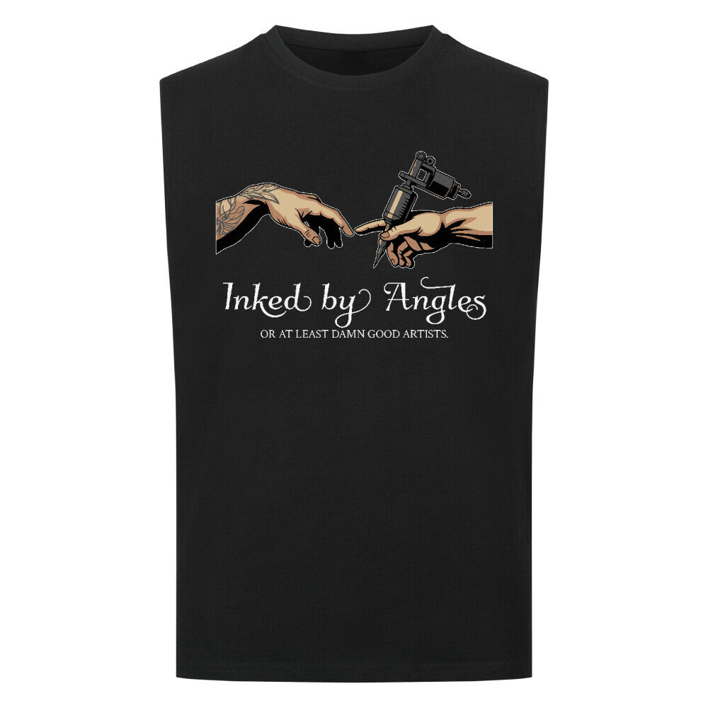 Angles - Sleeveless Oversized Shirt T-Shirt S Schwarz Tattoo Fashion von inked-mafia.de. Dieses Teil gehört in jeden Kleiderschrank eines inked-rebels! Finde ideale Geschenke für Tätowierte, Tattoofans oder Tätowierer.