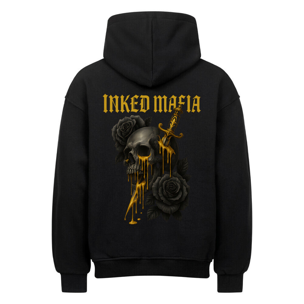 Eternal Cut - Heavy Oversized Backprint Hoodie Hoodie XS Schwarz Tattoo Fashion von inked-mafia.de. Dieses Teil gehört in jeden Kleiderschrank eines inked-rebels! Finde ideale Geschenke für Tätowierte, Tattoofans oder Tätowierer.