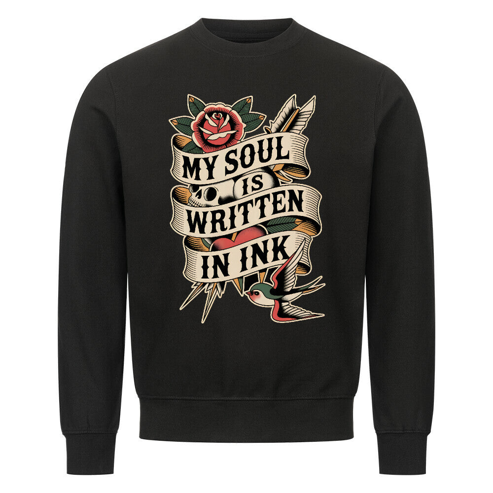 Soul - Sweatshirt Sweatshirt S Schwarz Tattoo Fashion von inked-mafia.de. Dieses Teil gehört in jeden Kleiderschrank eines inked-rebels! Finde ideale Geschenke für Tätowierte, Tattoofans oder Tätowierer.