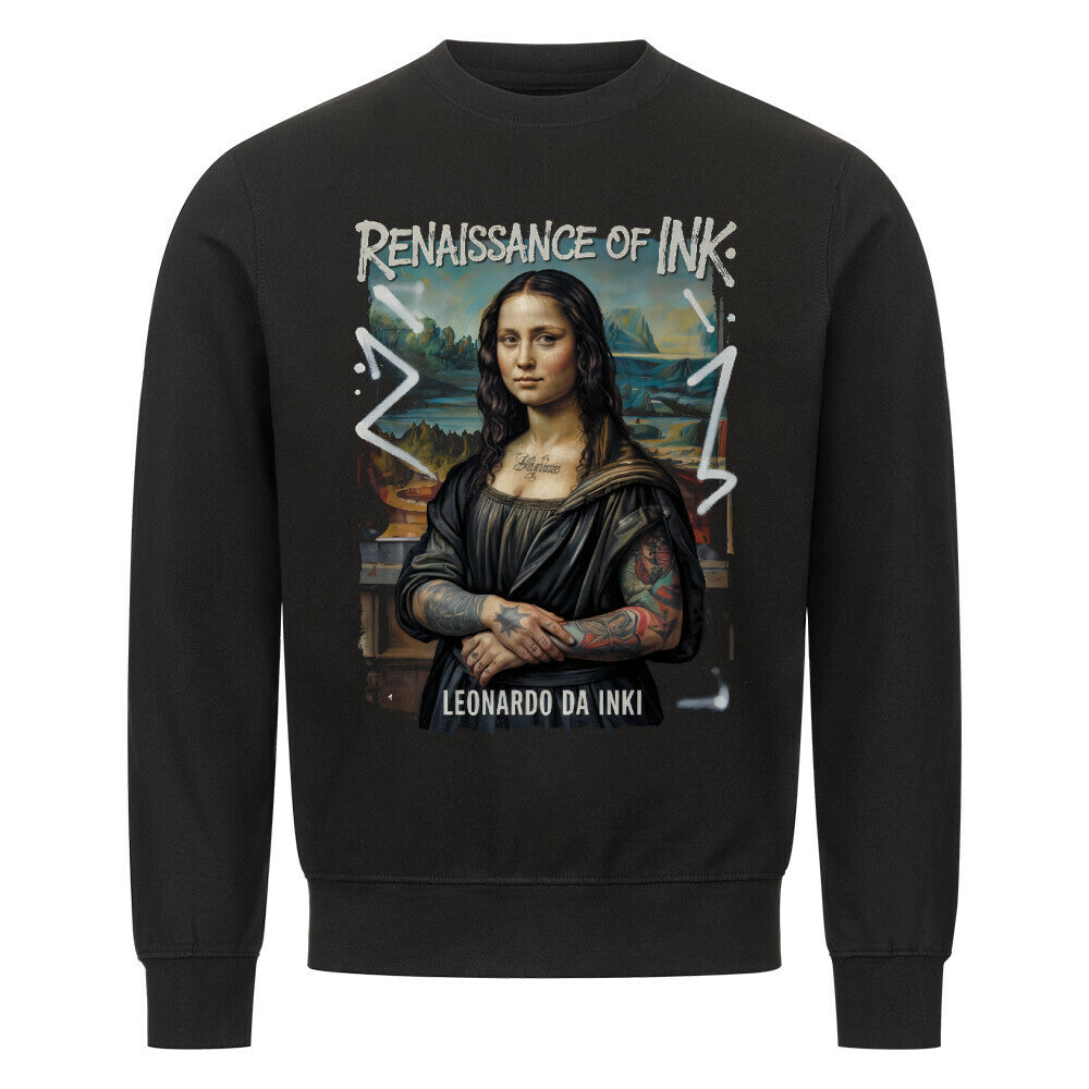 Renaissance of Ink - Sweatshirt Sweatshirt S Schwarz Tattoo Fashion von inked-mafia.de. Dieses Teil gehört in jeden Kleiderschrank eines inked-rebels! Finde ideale Geschenke für Tätowierte, Tattoofans oder Tätowierer.