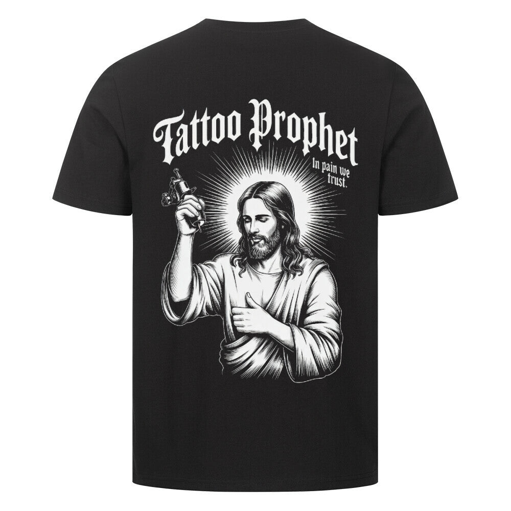 Prophet - Premium Backprint Shirt T-Shirt S Schwarz Tattoo Fashion von inked-mafia.de. Dieses Teil gehört in jeden Kleiderschrank eines inked-rebels! Finde ideale Geschenke für Tätowierte, Tattoofans oder Tätowierer.