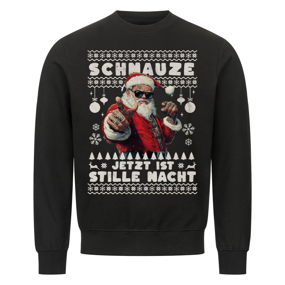 Schnauze - Unisex Weihnachtssweater Sweatshirt S Schwarz Tattoo Fashion von inked-mafia.de. Dieses Teil gehört in jeden Kleiderschrank eines inked-rebels! Finde ideale Geschenke für Tätowierte, Tattoofans oder Tätowierer.