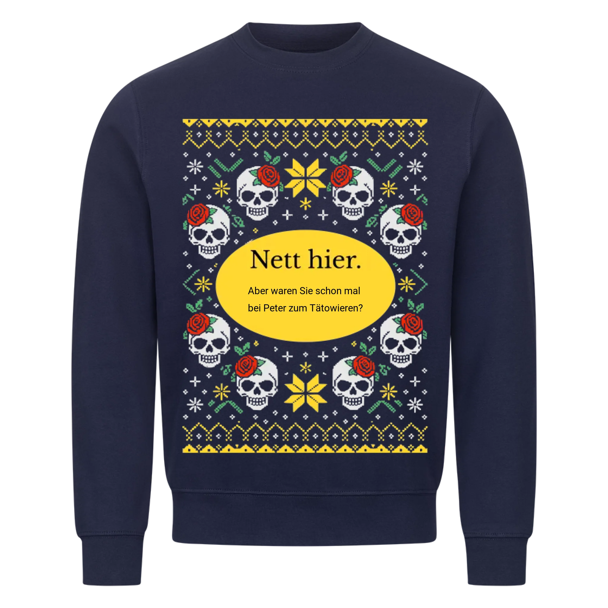 Nett hier - Unisex Weihnachtssweater (personalisierbar) Customizer Tattoo Fashion von inked-mafia.de. Dieses Teil gehört in jeden Kleiderschrank eines inked-rebels! Finde ideale Geschenke für Tätowierte, Tattoofans oder Tätowierer.