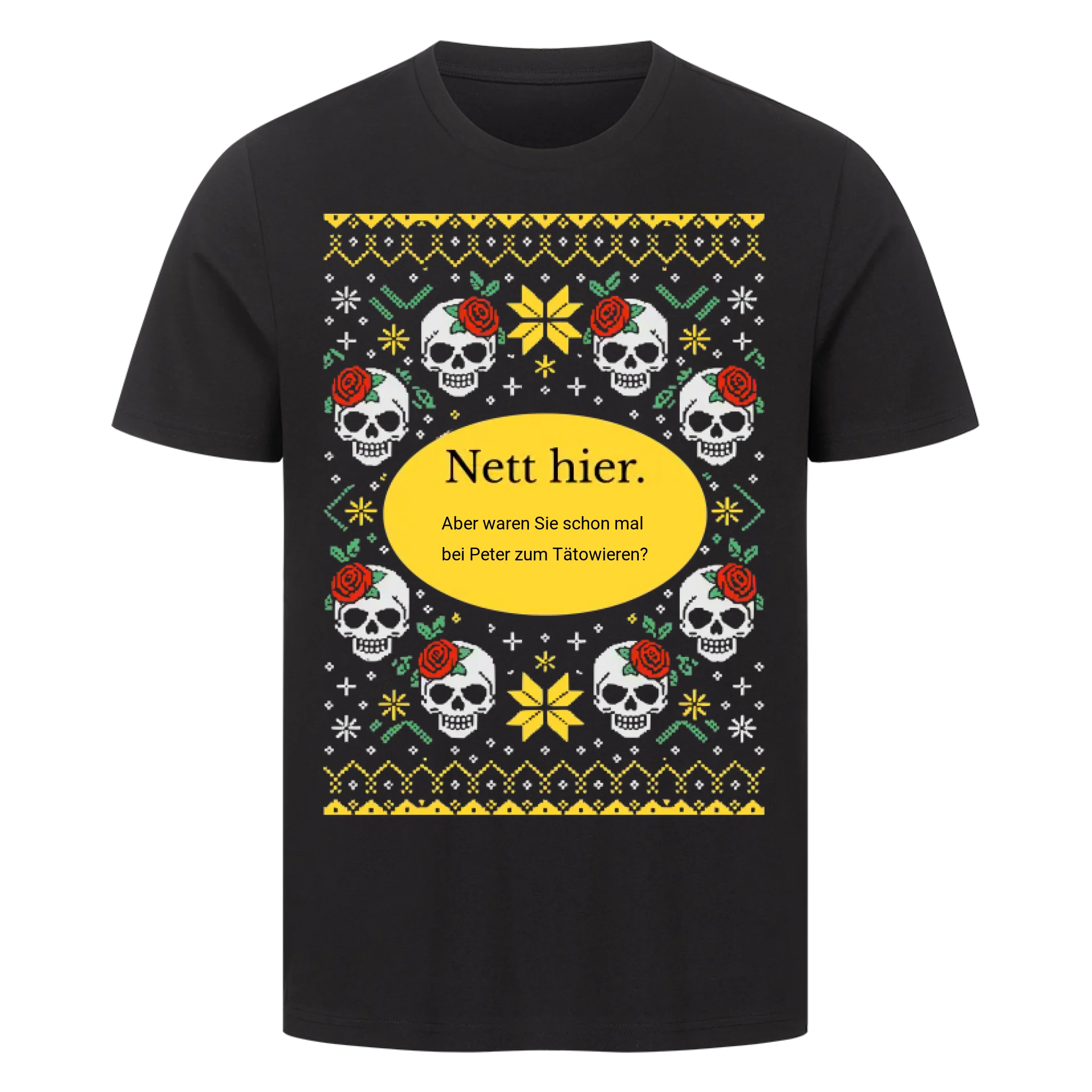 Nett hier - Unisex Weihnachtsshirt (personalisierbar) Customizer Premium Shirt Schwarz S Tattoo Fashion von inked-mafia.de. Dieses Teil gehört in jeden Kleiderschrank eines inked-rebels! Finde ideale Geschenke für Tätowierte, Tattoofans oder Tätowierer.