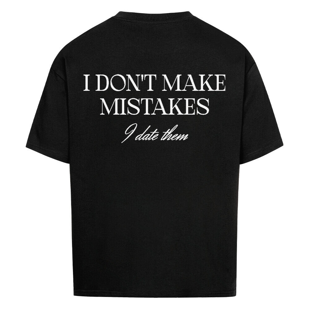 Mistakes - Heavy Oversized Backprint Shirt T-Shirt XS Schwarz Tattoo Fashion von inked-mafia.de. Dieses Teil gehört in jeden Kleiderschrank eines inked-rebels! Finde ideale Geschenke für Tätowierte, Tattoofans oder Tätowierer.