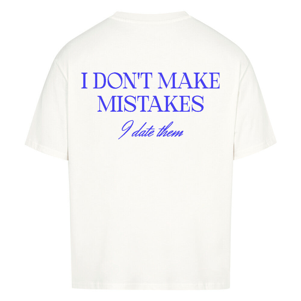 Mistakes - Heavy Oversized Backprint Shirt T-Shirt XS Weiß Tattoo Fashion von inked-mafia.de. Dieses Teil gehört in jeden Kleiderschrank eines inked-rebels! Finde ideale Geschenke für Tätowierte, Tattoofans oder Tätowierer.