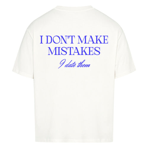 Mistakes - Heavy Oversized Backprint Shirt T-Shirt XS Weiß Tattoo Fashion von inked-mafia.de. Dieses Teil gehört in jeden Kleiderschrank eines inked-rebels! Finde ideale Geschenke für Tätowierte, Tattoofans oder Tätowierer.