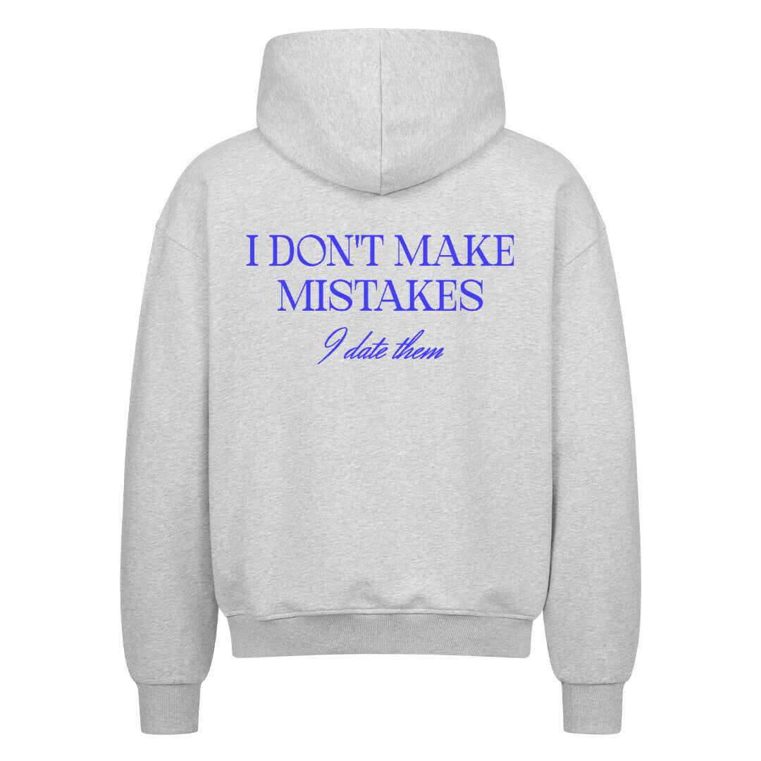 Mistakes - Heavy Oversized Backprint Zipper Hoodie S Grau Tattoo Fashion von inked-mafia.de. Dieses Teil gehört in jeden Kleiderschrank eines inked-rebels! Finde ideale Geschenke für Tätowierte, Tattoofans oder Tätowierer.