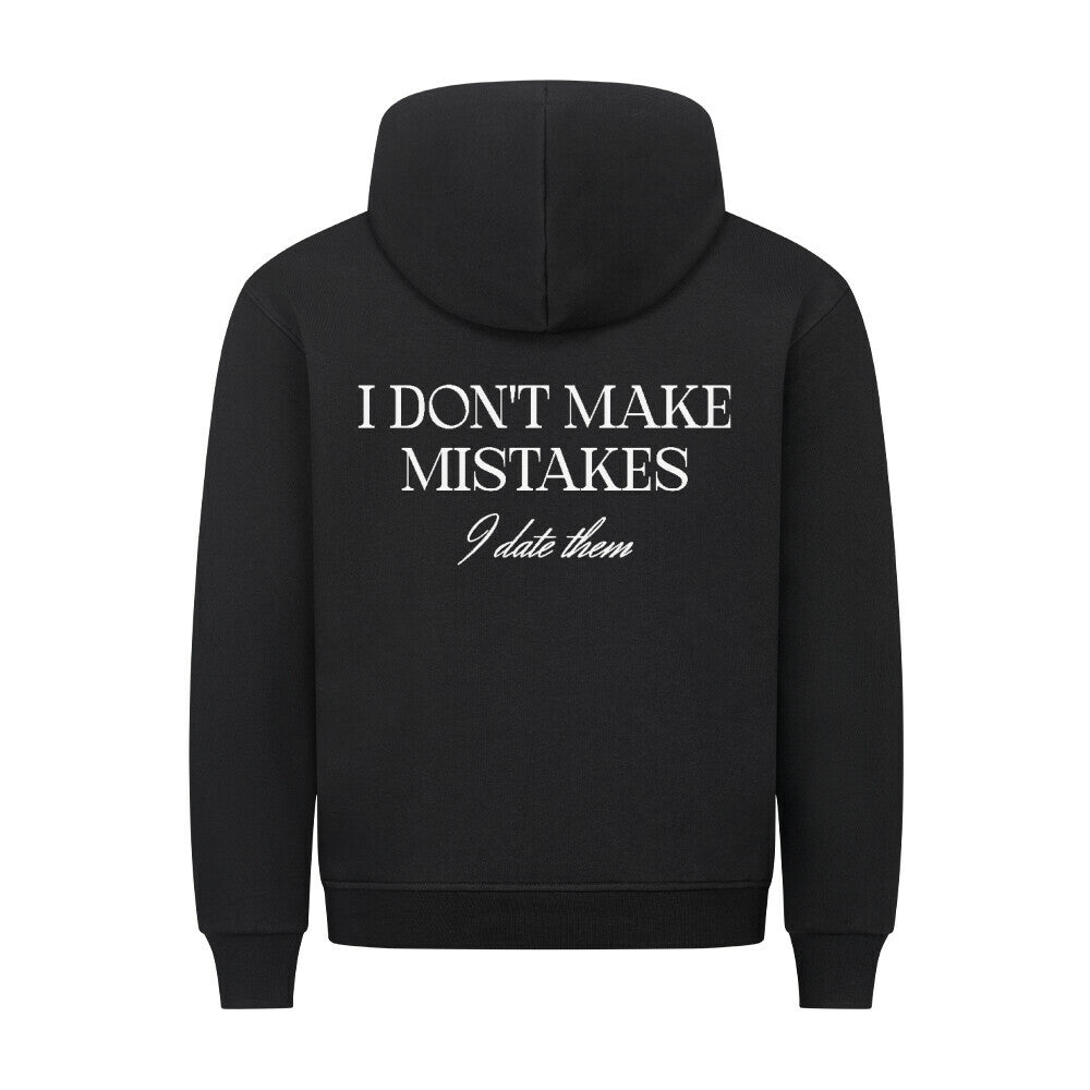 Mistakes - Backprint Hoodie Hoodie S Schwarz Tattoo Fashion von inked-mafia.de. Dieses Teil gehört in jeden Kleiderschrank eines inked-rebels! Finde ideale Geschenke für Tätowierte, Tattoofans oder Tätowierer.