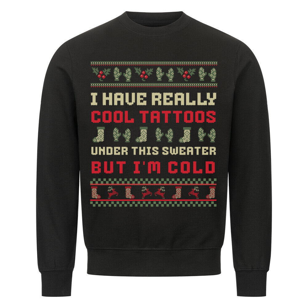 Cool Tattoos - Unisex Weihnachtssweater Sweatshirt S Schwarz Tattoo Fashion von inked-mafia.de. Dieses Teil gehört in jeden Kleiderschrank eines inked-rebels! Finde ideale Geschenke für Tätowierte, Tattoofans oder Tätowierer.