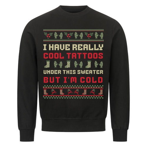 Cool Tattoos - Unisex Weihnachtssweater Sweatshirt S Schwarz Tattoo Fashion von inked-mafia.de. Dieses Teil gehört in jeden Kleiderschrank eines inked-rebels! Finde ideale Geschenke für Tätowierte, Tattoofans oder Tätowierer.
