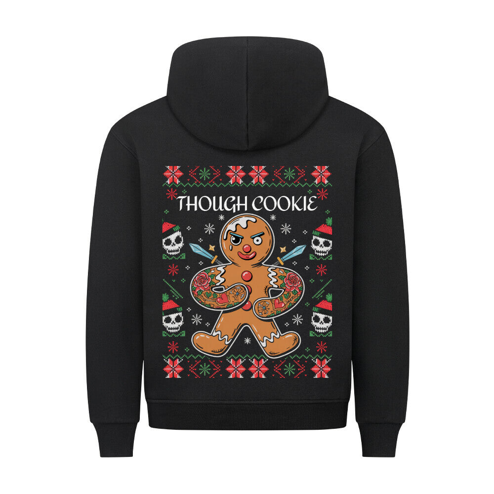 Though Cookie - Unisex Backprint Weihnachtshoodie Hoodie S Schwarz Tattoo Fashion von inked-mafia.de. Dieses Teil gehört in jeden Kleiderschrank eines inked-rebels! Finde ideale Geschenke für Tätowierte, Tattoofans oder Tätowierer.